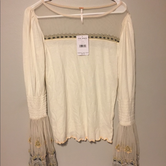 🎄Free People Blouse Sz Medium NEW 🎁 - Picture 2 of 7